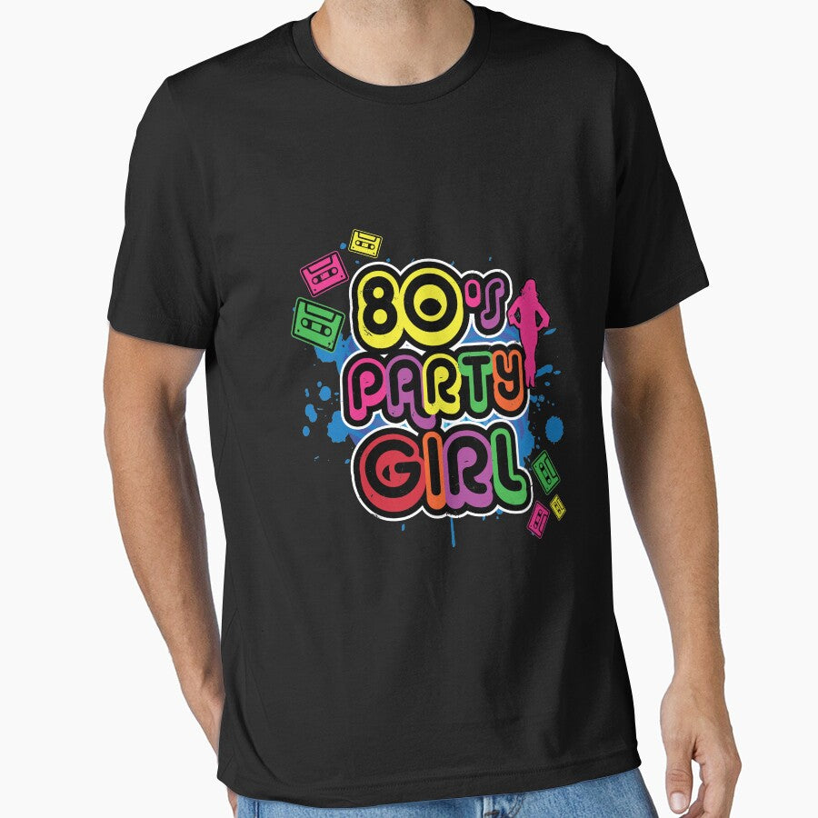 80s Party Girl Vintage Retro Eighties Costume by Hananiah Merch