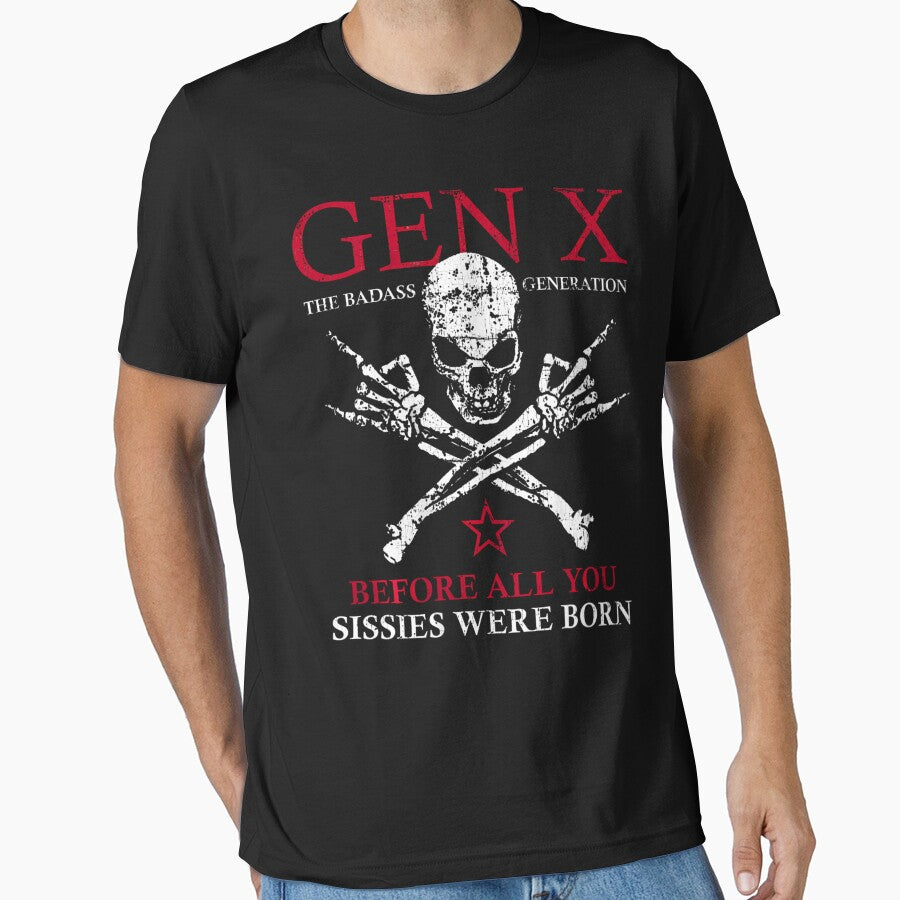 X Generation Before All You Sissie Were Born Skull Rock Hand by shlomihbibu