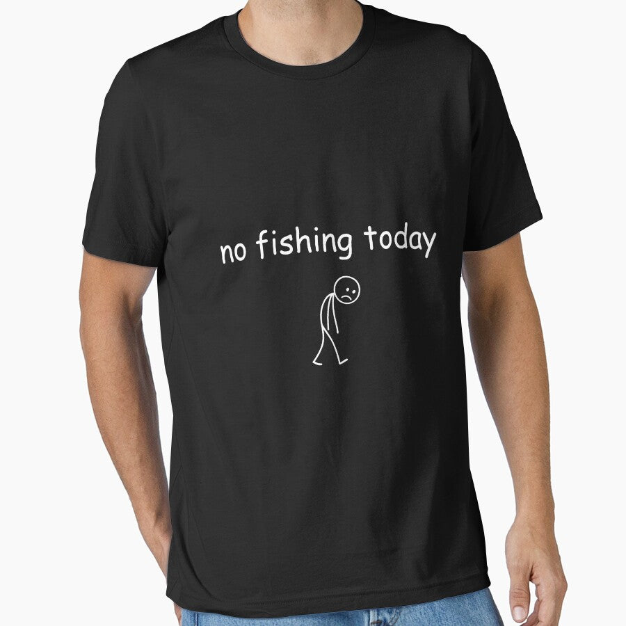 Funny Fishing Lover, No Fishing Today by FrankBaird