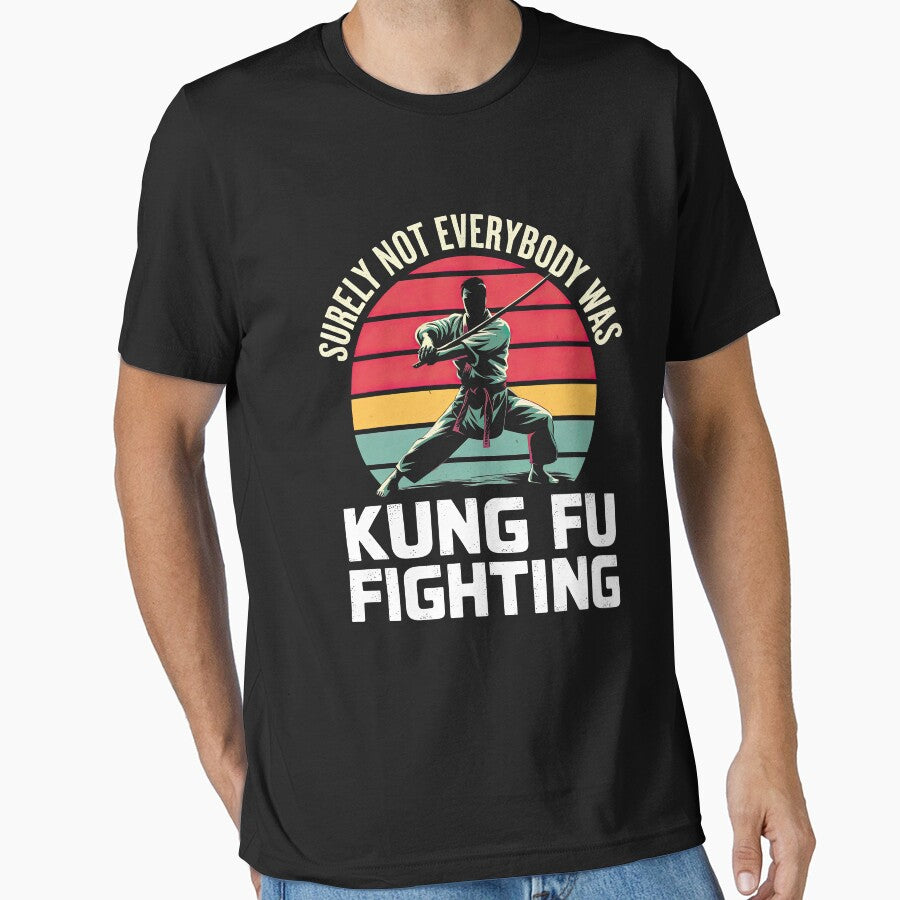Vintage Surely Not Everyone Was Kung Fu Fighting by teeturle