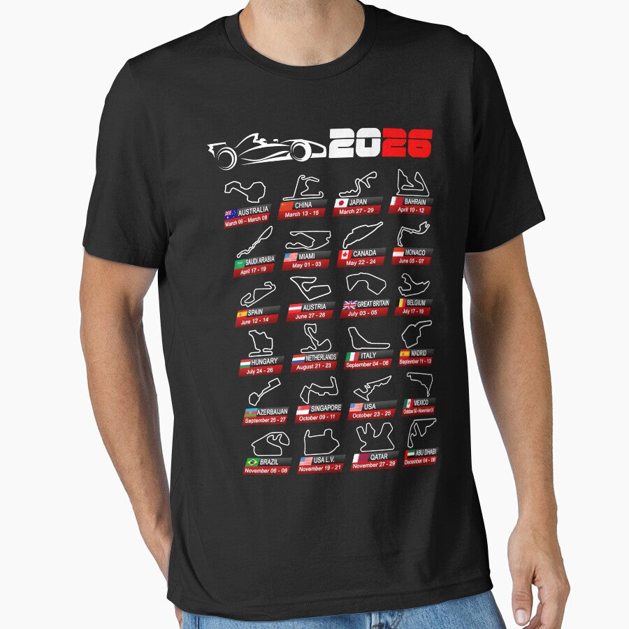 Calendar Formula race cars 2026 circuits sport v2 by ideasfinder