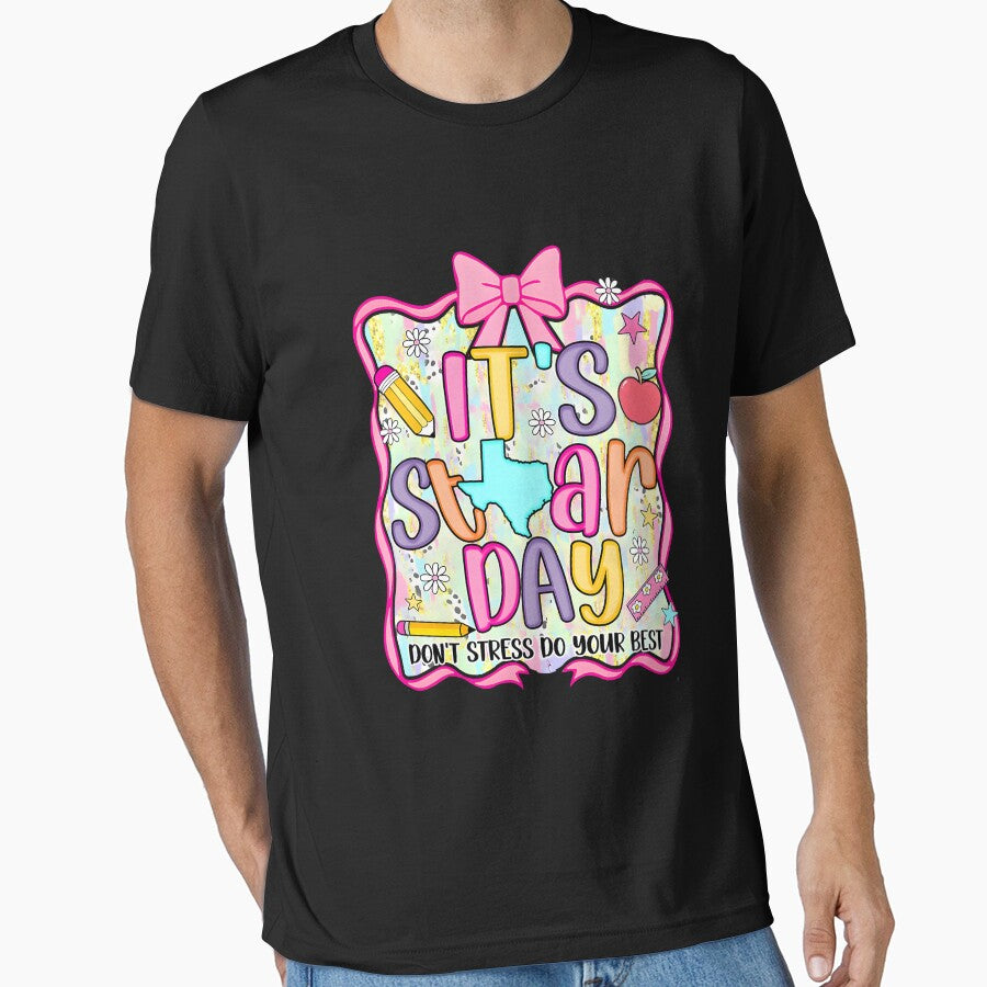 It's Staar Day Dont Stress Do Your Best Test Day Teacher Bow by FrankBaird