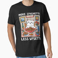 Funny More Spaghetti Less Upsetti Cat Food Lovers by DreamyNature