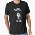 Beetle Nerd Black & White Watercolor Beetle by Zurickdesigns