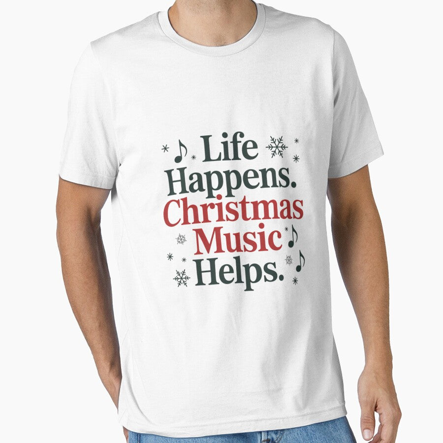 Life Happens Christmas Music Holiday Christmas by EllenJast