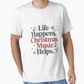 Life Happens Christmas Music Holiday Christmas by EllenJast