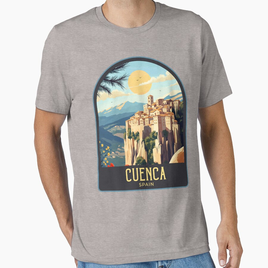 Cuenca Vintage Travel Illustration by HomeLivingCo
