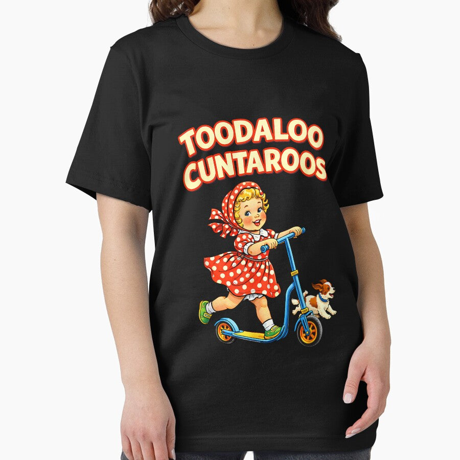 Toodaloo Cuntaroos Funny Roller Girl Vintage Design by RDGNR