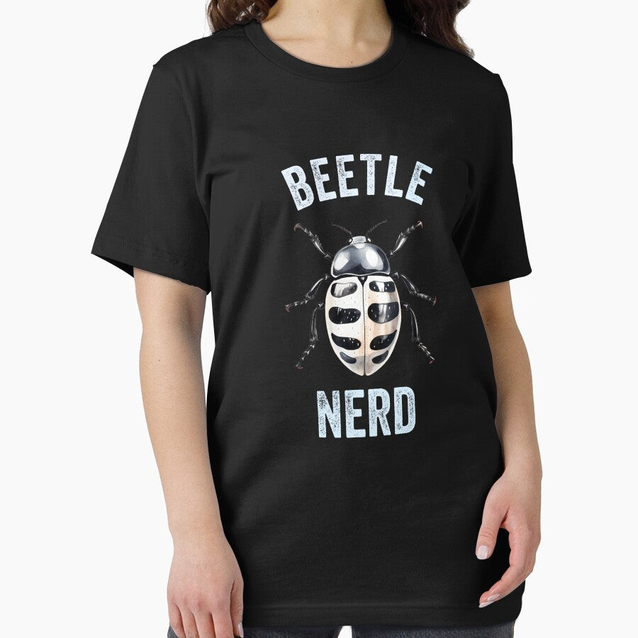 Beetle Nerd Black & White Watercolor Beetle by Zurickdesigns