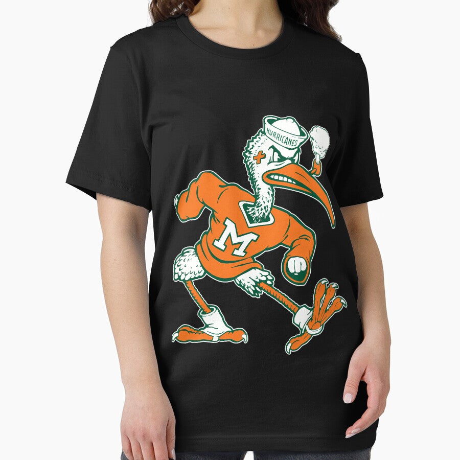Vintage Sebastian Mascot Of Univ. Of Miami Mascot by LoviisaSuikkala