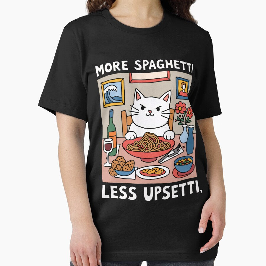 Funny More Spaghetti Less Upsetti Cat Food Lovers by DreamyNature
