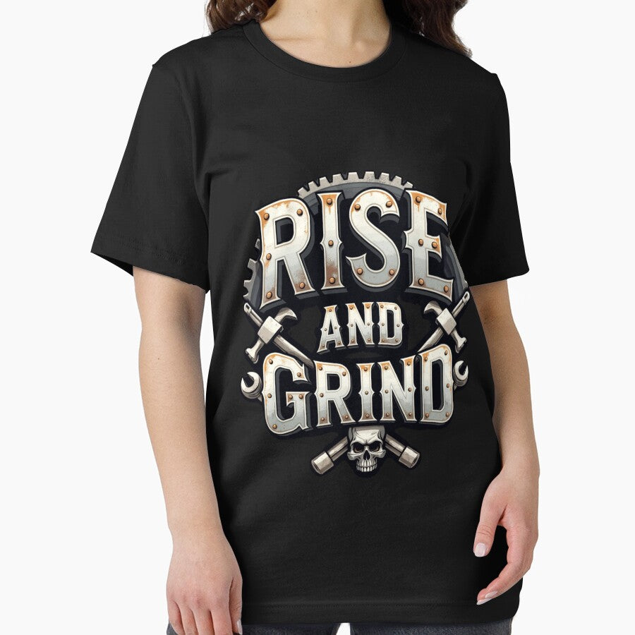 "Rise and Grind" Motivation Tee – Fuel Your Day with Determination by AI-volution