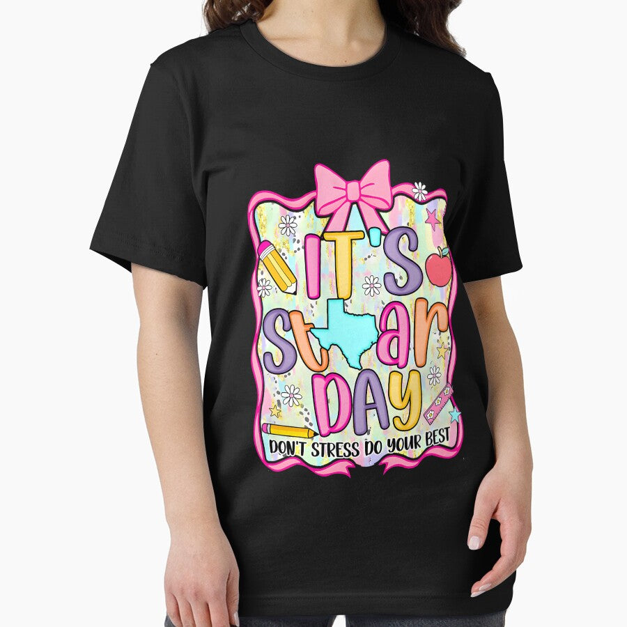 It's Staar Day Dont Stress Do Your Best Test Day Teacher Bow by FrankBaird
