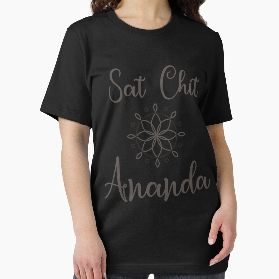 Sat Chit Ananda Mantra With Lotus Flower Art Classic . Essential by ElizabethMorel