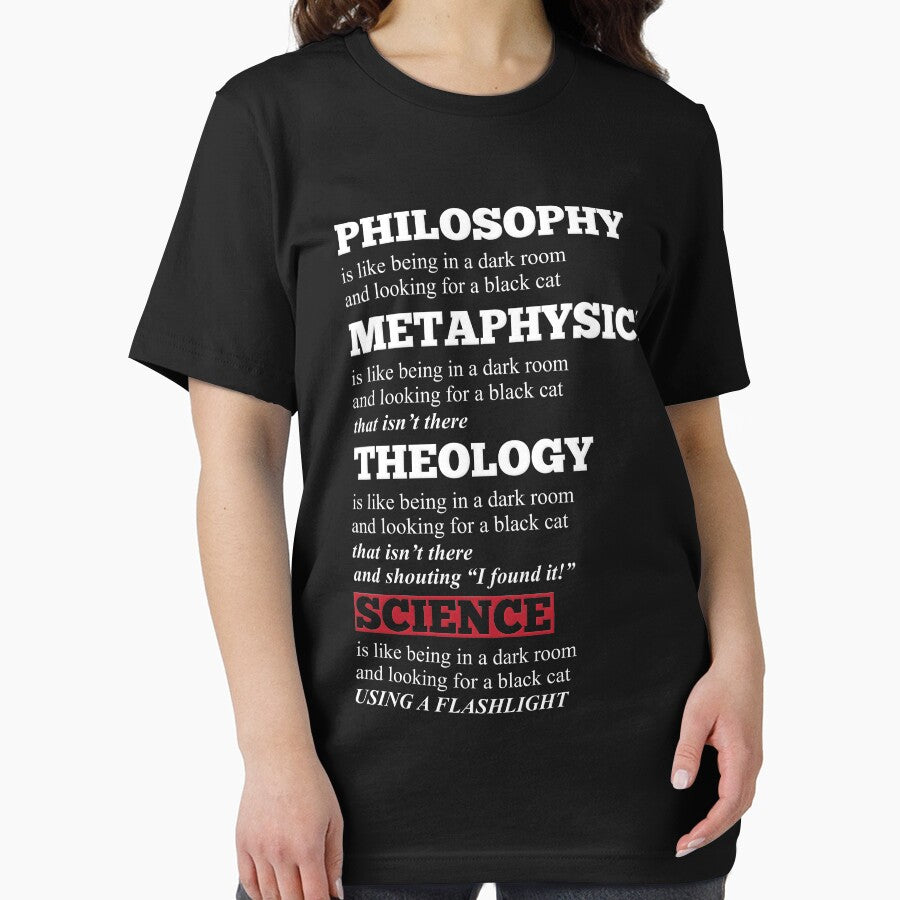 Funny Philosophy Metaphysics Theology Science Joke by Koffeecrisp
