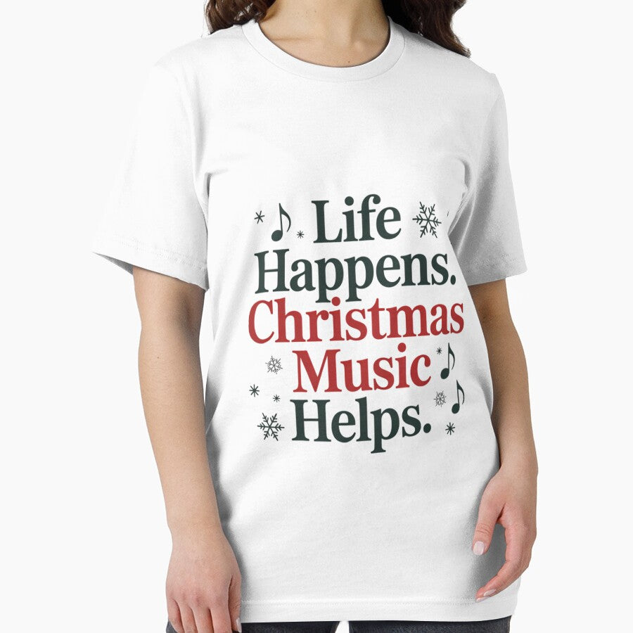 Life Happens Christmas Music Holiday Christmas by EllenJast