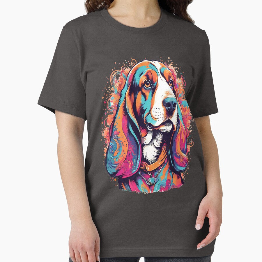 Cozy Basset Hound dog t shirt – Relaxed Dog Lover Tee by Impact-Art