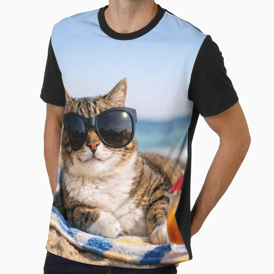 Purrrfect Beach Day by CyberCanvasCo