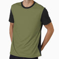 Military Green Solid Plain Background by burbankdesigns