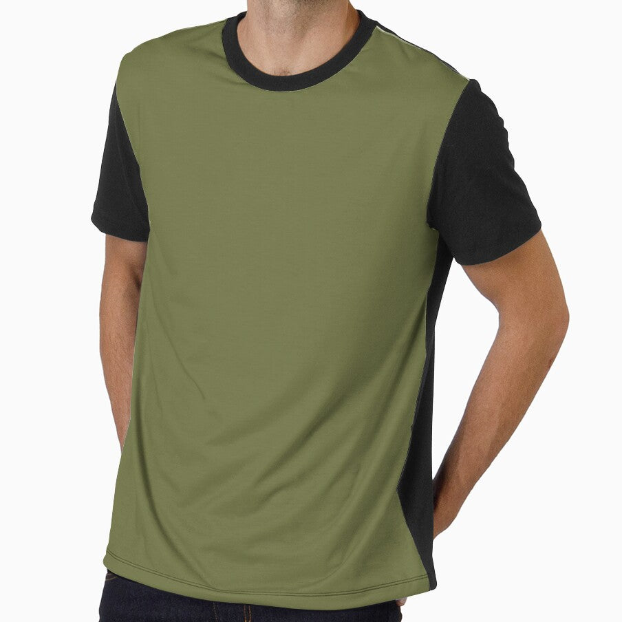 Military Green Solid Plain Background by burbankdesigns