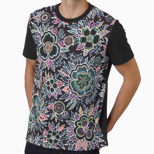 Neon Garden | Psychedelic Floral | Hestia by Bloom Theory