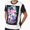 Mars Retro Groove Portrait Tshirt by Vincent Holden