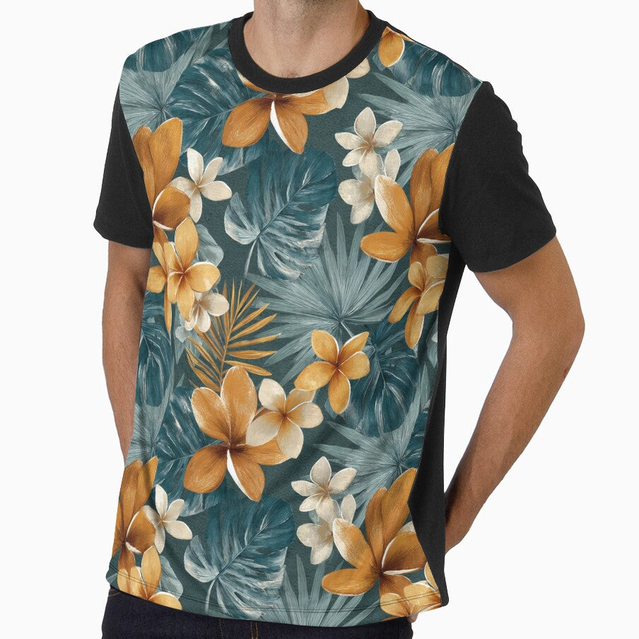 Colorful Tropical Flower Print  - Botanical Garden Pattern  - Christmas Gifts by RoyalStarsPatts