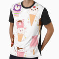Cute Kawaii Animal Ice Cream by Bridgette  O'Neill