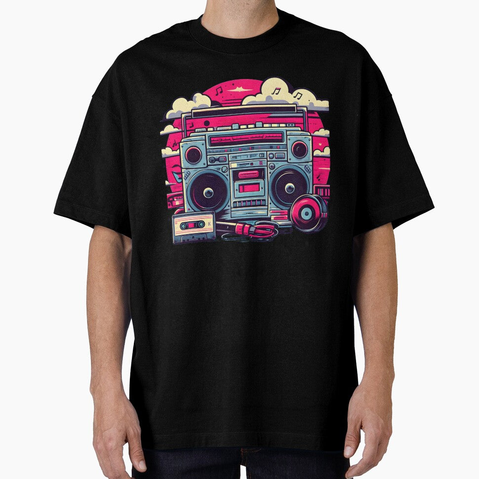 90's Retro Boombox by D-Dreamweaver