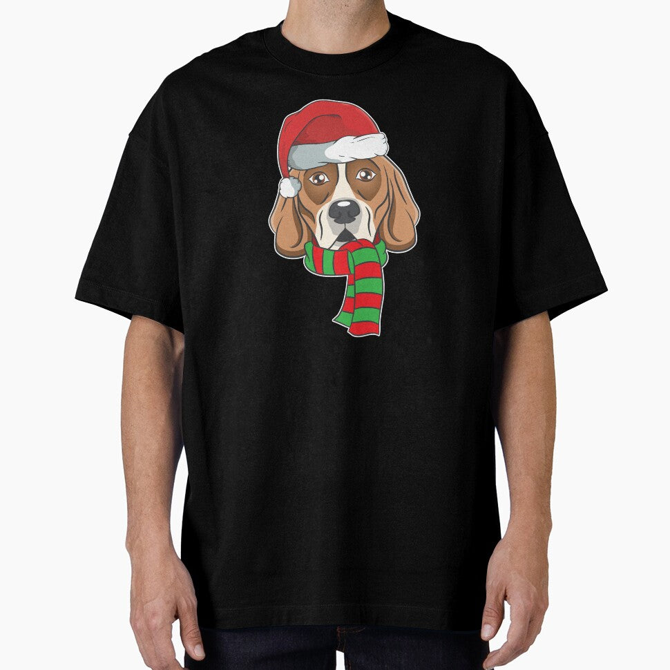 Funny Christmas Dog Xmas Santa Beagle Holiday Gift by haselshirt