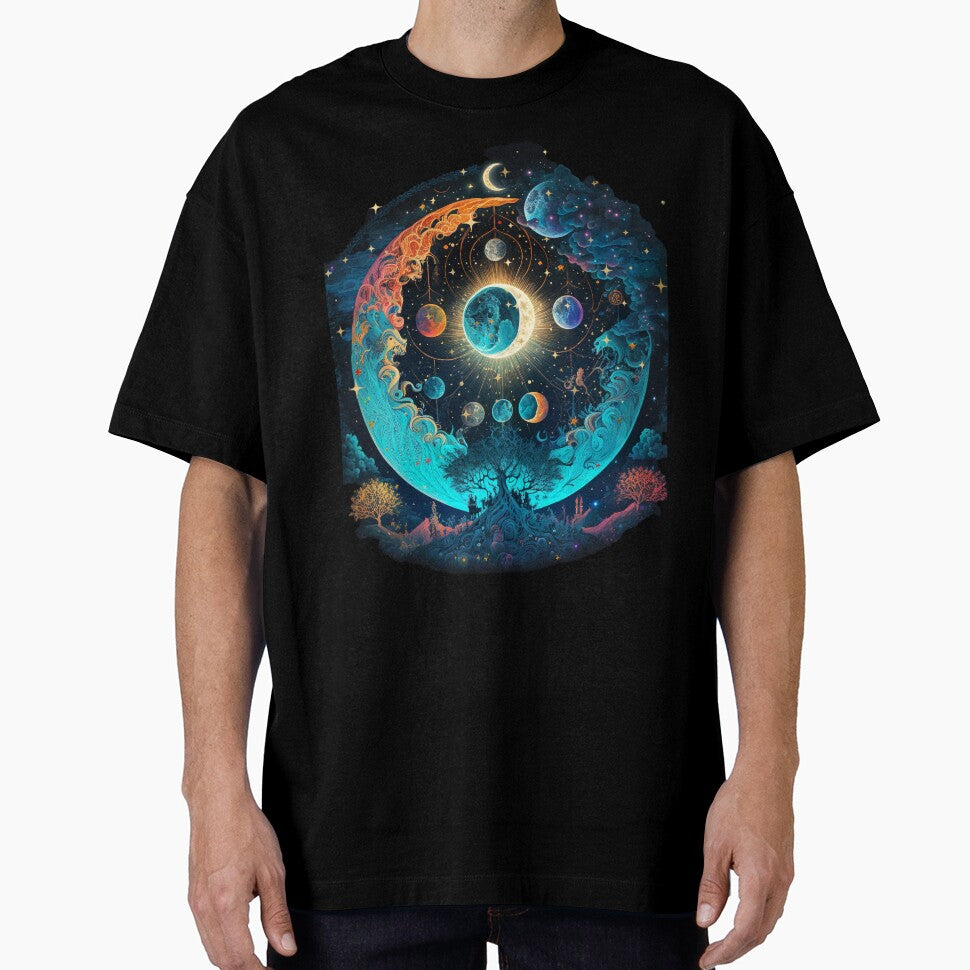 cluster of moons is a mesmerizing sight by LLdreams