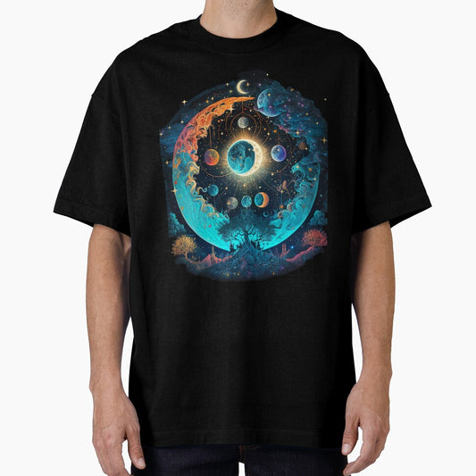 cluster of moons is a mesmerizing sight by LLdreams