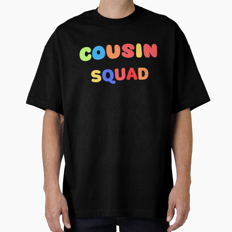 Cousin Squad Crew Family Matching Group Adult Kids Toddlers Vintage Cousin Crew T-Shirt: Classic Fit, Crew Neck, Short Sleeve for Casual Trips & Vacations by Dazeville Studio1541