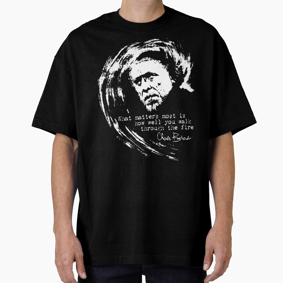 Through the fire. Cit. Bukowski. by titartwork