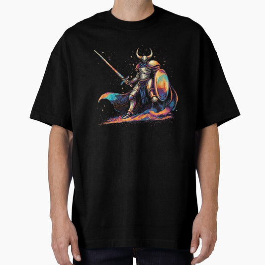Rainbow Knight Pixel Art by Kaos-Bit
