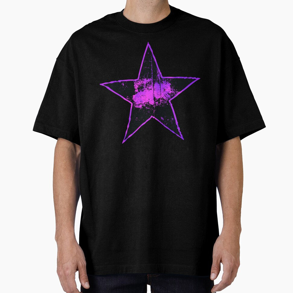 Distressed Purple Star Grunge Emblem by artistwill