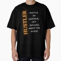 Street Hustler Graphic Tee - 'Hustle in Silence' T-Shirt Streetwear T-Shirt by That90sGuyNZ