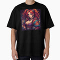 Retro cool Beautiful Girl Red Hair by jimcaza