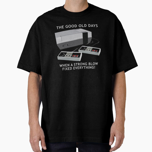 Retro gaming "The Good Old Days When A Strong Blow Fixed Everything!" by JDMTees