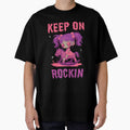 Keep on rockin - Cute pastel goth chibi rocking horse girl by Random Tees