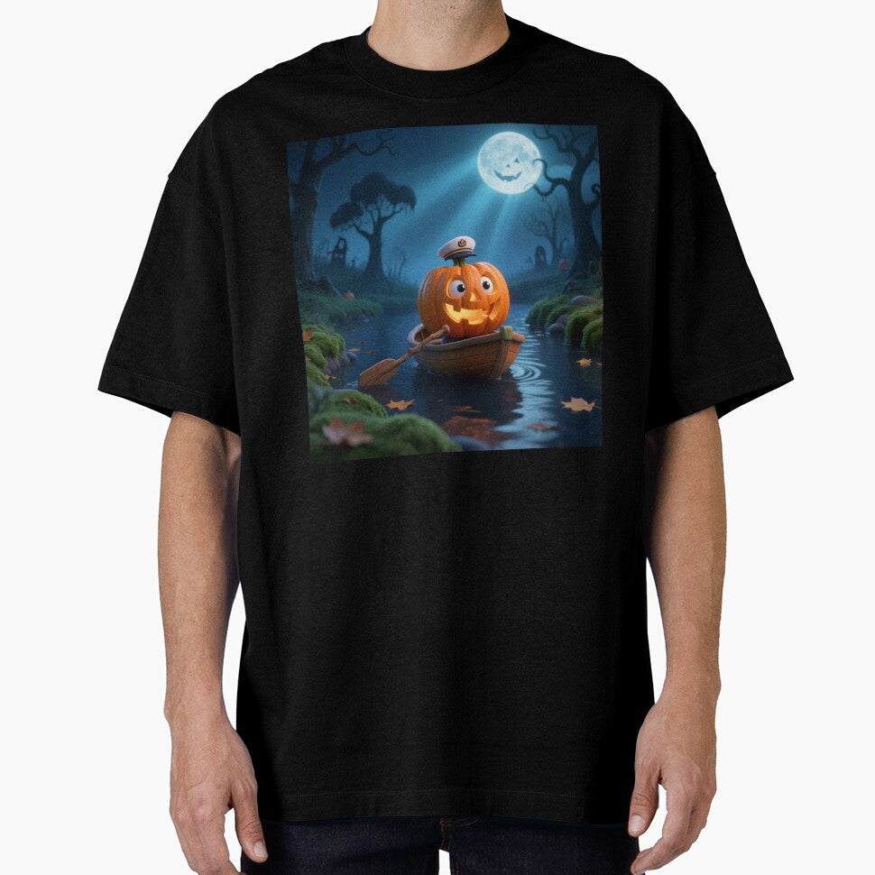 Happy Pumpkin floating by MariaTheExpert