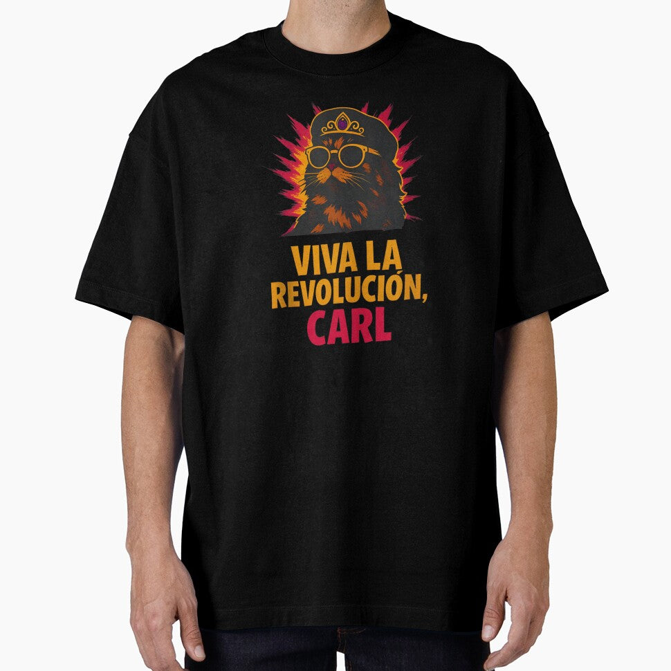 Funny Revolution Cat Viva La Revolucion Carl Princess Tiara Sunglasses Art by DuneHaicna