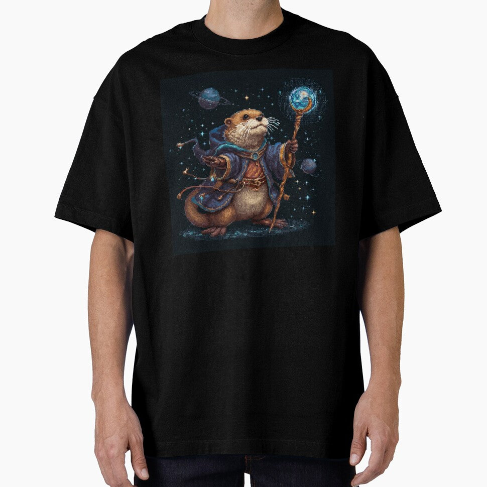 Otter Wizard Pixel Art by Kaos-Bit