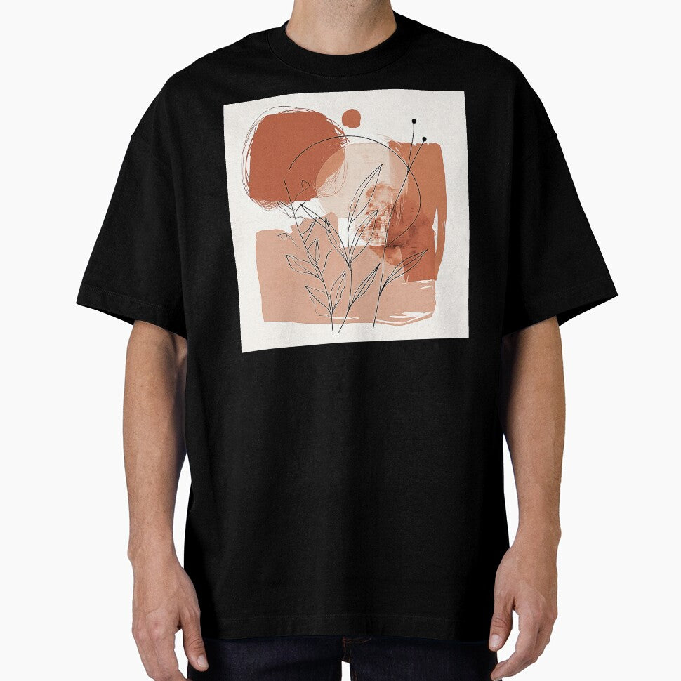 Boho Warm Terracotta Colors And Clay Hues Abstract by DEC02