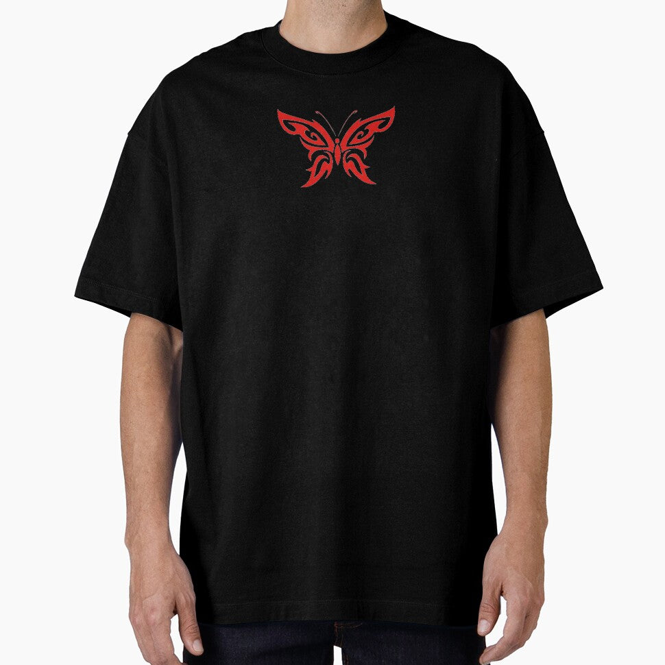 Cyber y2k butterfly red by tuniga