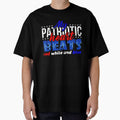 My Patriotic Heart Beats Red White and Blue T-Shirt by AllStarMerch