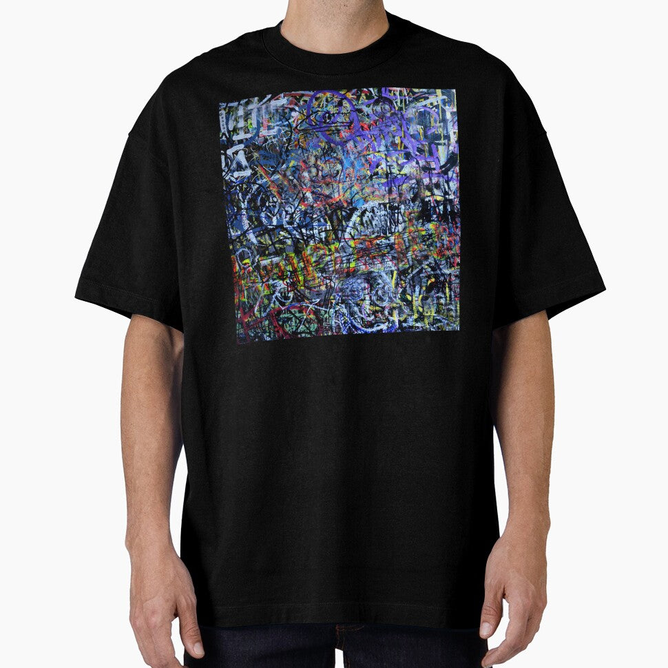 Urban Industrial Graffiti-Inspired Abstract Aesthetic Art by DEC02