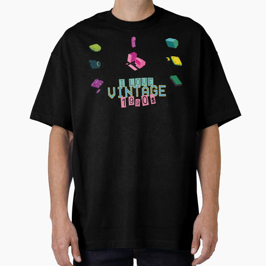 I Love Vintage 1990s Retro Design – Classic 90s Nostalgia Graphic by MEMORY-LN-Tees