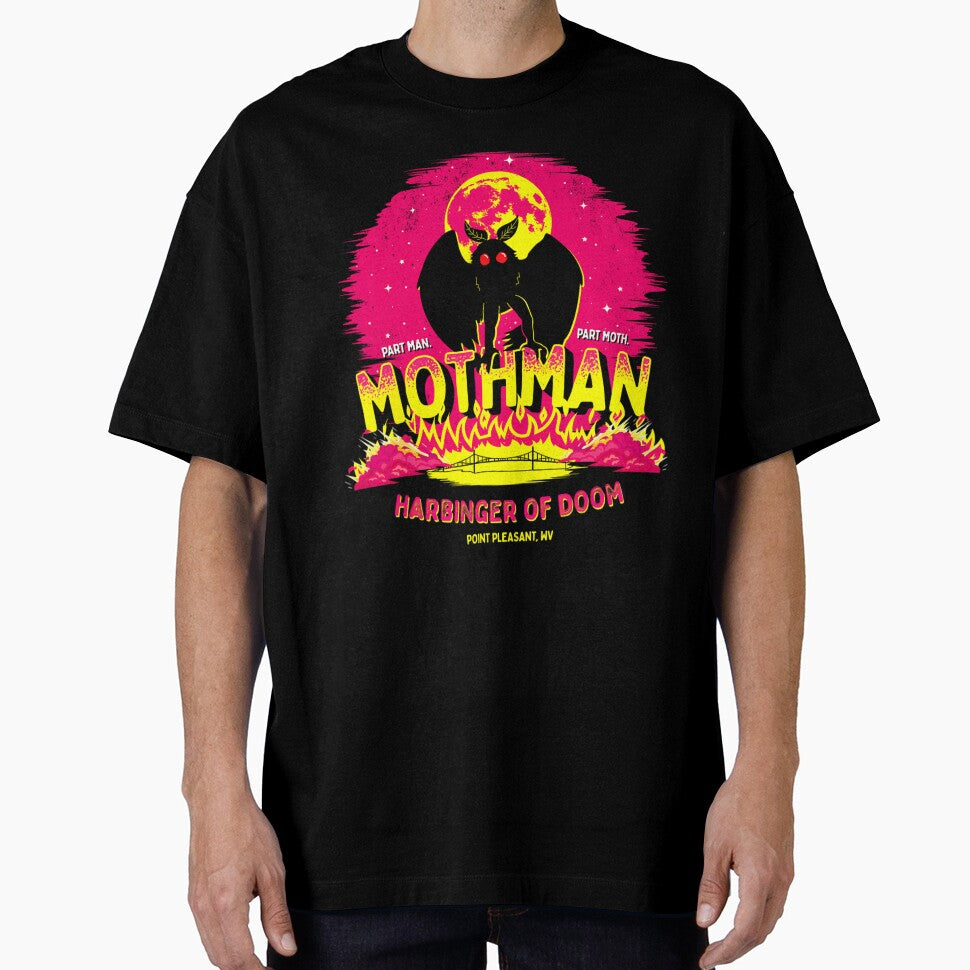 Mothman - Harbinger of Doom! Funny Cute Cryptid Creature Short Sleeve by baabmmanry52