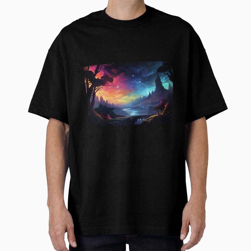 Fantasy Landscape - Sunset to Cosmos by Fantasy Masterpiece